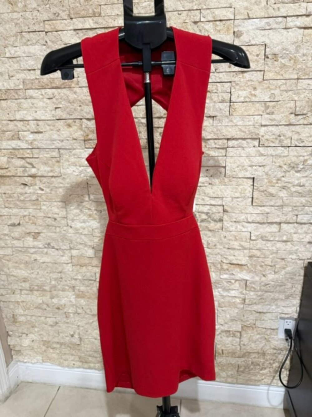 NWT Aidan Mattox Red Mini Dress